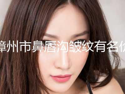 漳州市鼻唇沟皱纹有名价格表发布-近8个月均价为44507元