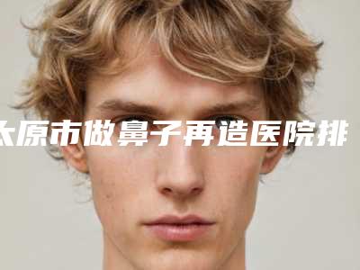 太原市做鼻子再造医院排行榜TOP10纷纷入围(太原喜木医疗美容诊所口碑全新流出)