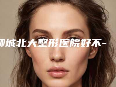 聊城北大整形医院好不-价格(费用)清单倾情巨献